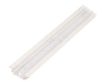Profil Aluminiu &Icirc;ncastrat 2m pentru Module LED Alb GROOVE10