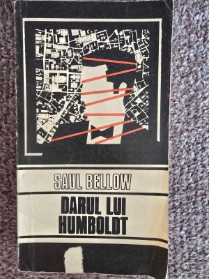 SAUL BELLOW - DARUL LUI HUMBOLDT, 1992, 525 pagini, stare buna foto