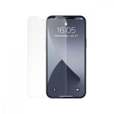 Set 2 folii de sticla securizata pentru iPhone 12 Pro Max, Grosime 0.25 mm foto