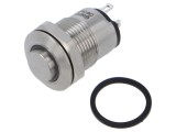 Comutator Anti-Vandalism ONPOW 2 Poziții SPST 2A 36V IP65 ON/OFF - Model ONPOW6312H-10ZE/J/B/12V/S