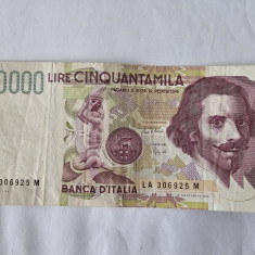 Italia 50 000 Lire 1992 Rara