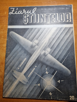 ziarul stiintelor 11 mai 1943-pilotul automat pentru avion foto