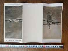 PLIANT RECLAMA INTINERARIU CALATORIE DUNAREA- PORTILE DE FIER *** CCA 1930-1935