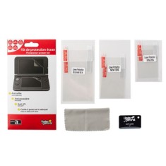 Set folie protectie ecran Nintendo 3DS XL / New 3DS / 2DS + Microfibra - EAN: 3700372706582 (e)