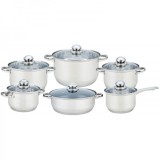 Set Oale Inox cu Capac Sticla 12 Piese Grunberg GR1514