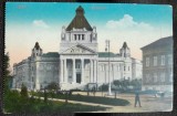 Carte postala, Arad Palatul Culturii, perioada interbelica