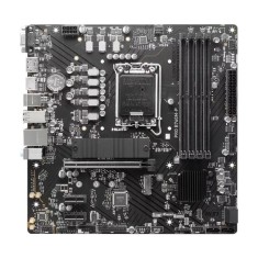 MSI PRO B760M-P, mATX, LGA 1700, DDR5 6800, 1x PCIe x16 slots, 2x M.2 slots, 1x HDMI, 1x DP, 1x VGA, 1x USB 3.2 Gen 2 Type-C, 1x USB 3.2 Gen 1, 4x USB