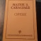 Opere Mateiu I. Caragiale