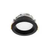 Downlight LED rotund Aprila 6W 4000K IP44, negru, Metsan