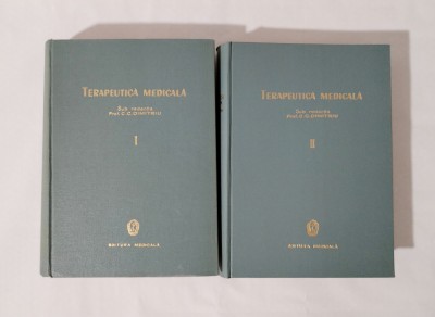 Terapeutica medicala, 2 vol., C.C. Dimitru, 1961 foto