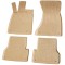 Set de 4 covorase bej cauciuc 3D stil tavita premium pentru Audi A6 C7 Sedan, Allroad, Avant/Break 2011-2018