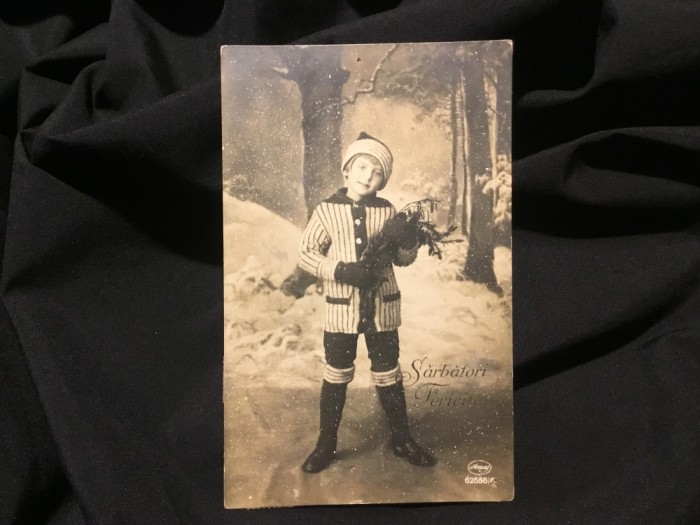 carte postala circulata - Sarbatori fericite anii 20 !