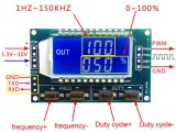 Cumpara ieftin Generator frecventa semnal reglabil modulat impulsuri PWM LCD