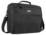 Laptop bag black poliester 600D Usable dim: 370x40x285mm