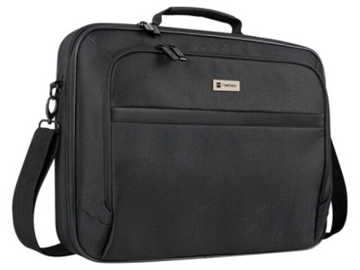 Laptop bag black poliester 600D Usable dim: 370x40x285mm foto