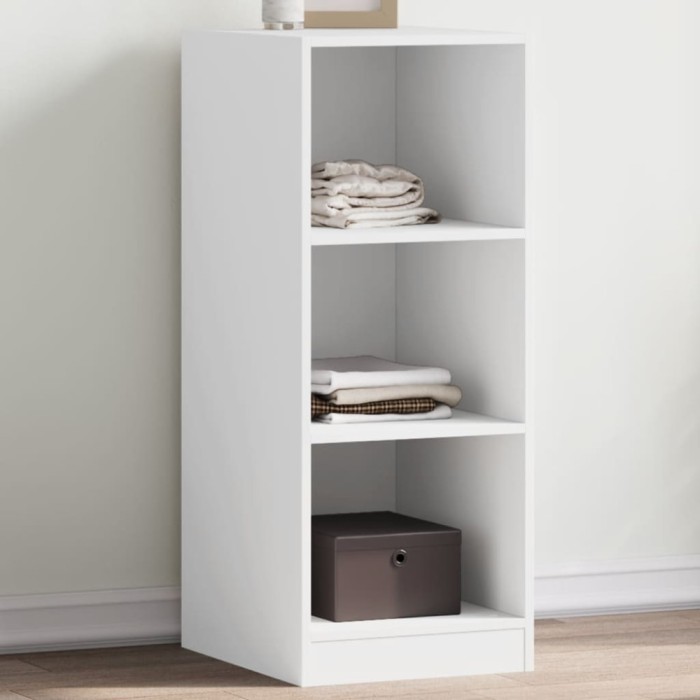 Gossi dulap, alb, 48x41x102 cm, lemn prelucrat