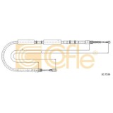 Cablu frana mana Audi A4 (8e2, B6), A4 (8ec, B7); Seat Exeo (3r2) Cofle 107536, parte montare : dreapta, spate