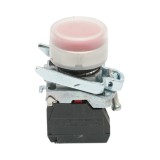 Buton comanda rosu 1NC cu capac protectie IP65, 40 mm, Breckner