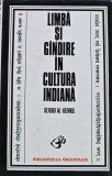 Limba si gandire in cultura indiana - 1976 - Sergiu Al George ($Z164)
