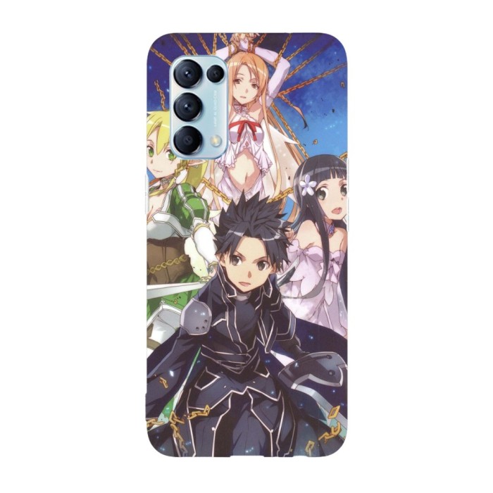 Husa compatibila cu Oppo A72 model ALfheim Online SAO, Silicon, TPU, Viceversa