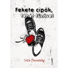 Fekete cipok, feher fuzovel - Vito Staviarsky foto