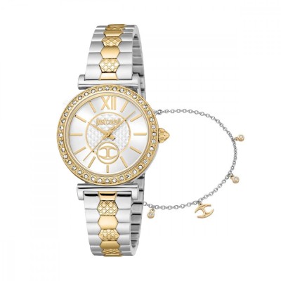 Ceas Dama, Just Cavalli, Glam Chic JC1L273M0085, Set cu Bratara - Marime universala foto