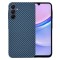 Husa slim carbon pentru samsung galaxy a15 4g / a15 5g - protectie premium fibershell, cyan