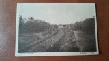 Carte postala, Ramnicu Sarat, Plantatii si Gara, inceput de secol XX