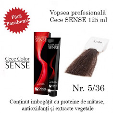 Cece Sense vopsea permanenta 125 ml FARA PARABENI nr.5/36. foto