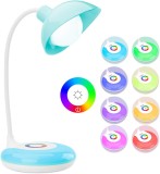 Lampă de masă cu LED, lumină RGB de 256 culori pentru lectură, studiu, lucru