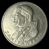 POLONIA 1000 ZLOTI 1982 , Ag 625/1000 , 14,5g [3] Papa Ioan Paul II, Europa, Argint