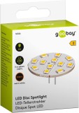 Bec LED G4 123&deg; 2W 12V alb cald 3000K 230lm Goobay 30586