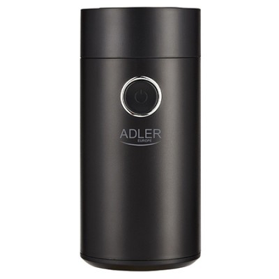 Rasnita de cafea Adler, 75 gr, 150 W, capac transparent, Negru foto