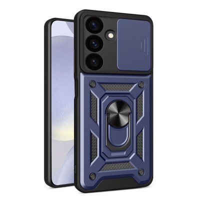 Husa Samsung Galaxy S24 FE protectie camera Techsuit CamShield Series, albastru foto