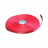 Panglica Dublu Satinata rosie 10 mm, satin 50 m