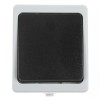 Intrerupator cap scara Hoff Cubik, aparent, 10A, IP54, gri + negru
