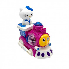 Locomotiva De jucarie pentru Copii: Tip Hello Kitty