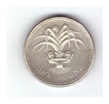 Moneda Anglia one pound / o lira 1985, stare relativ buna, curata, Europa, Cupru-Nichel
