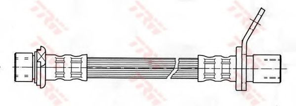 Conducta / cablu frana TOYOTA COROLLA Hatchback (E11) (1997 - 2002) TRW PHA393
