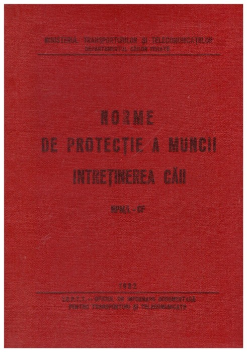 - Norme de protectie a muncii - Intretinerea caii NPM/L-CF - 128240