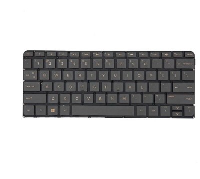 Tastatura Laptop 2-in-1, HP, Spectre Pro X360 G1, iluminata, maronie, layout US foto