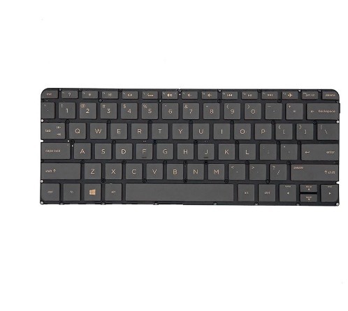 Tastatura Laptop 2-in-1, HP, Spectre Pro X360 G1, iluminata, maronie, layout US