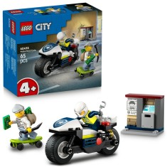 Urmărire cu motocicleta de poliţie