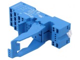 Stativ PIN 14 10A 250VAC pentru Șină DIN Cleme cu Arc, Finder