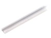 Profil LED Aluminiu Alb Slim 1m pentru Suprafețe