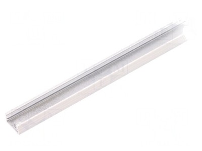 Profil Aluminiu SLIM8 pentru Module LED Alb 2m de Suprafață foto