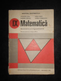 Augustin Cota - Matematica Geometrie si trigonometrie Manual pentru clasa a IX-a