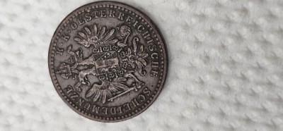 1 kreuzer 1861 A foto