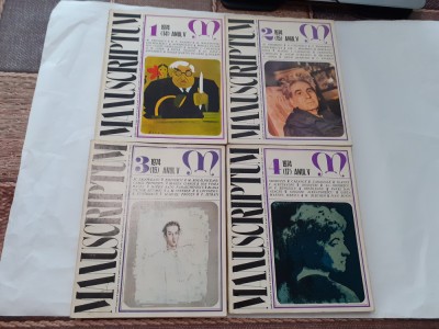 MANUSCRIPTUM 1-4 1974 COMPLET foto