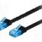 Cablu patch cord, Cat 6a, lungime 2m, U/UTP, Goobay - 96323